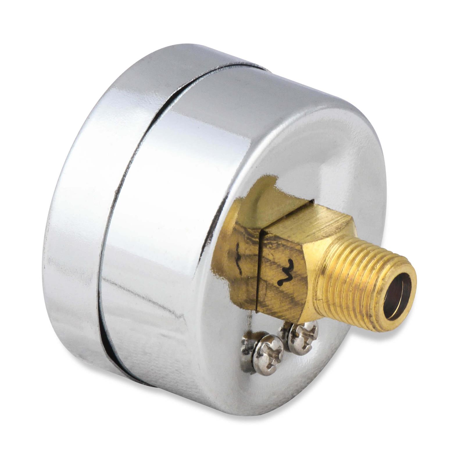 Mr. Gasket Fuel Pressure Gauges 1561 Gauge, Pressure, 0-15 psi, 1 1/2 in., Analog, Mechanical, White Face, Each thumbnail 2