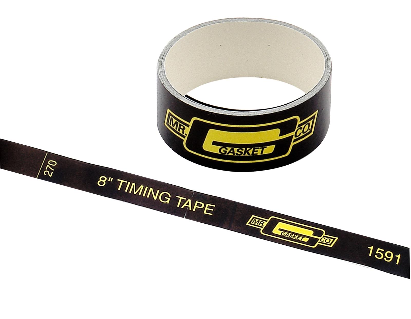 Mr. Gasket Timing Tape 1591 Tape, 8 in. Diameter Balancer, Chevy, Big/Small Block, Each