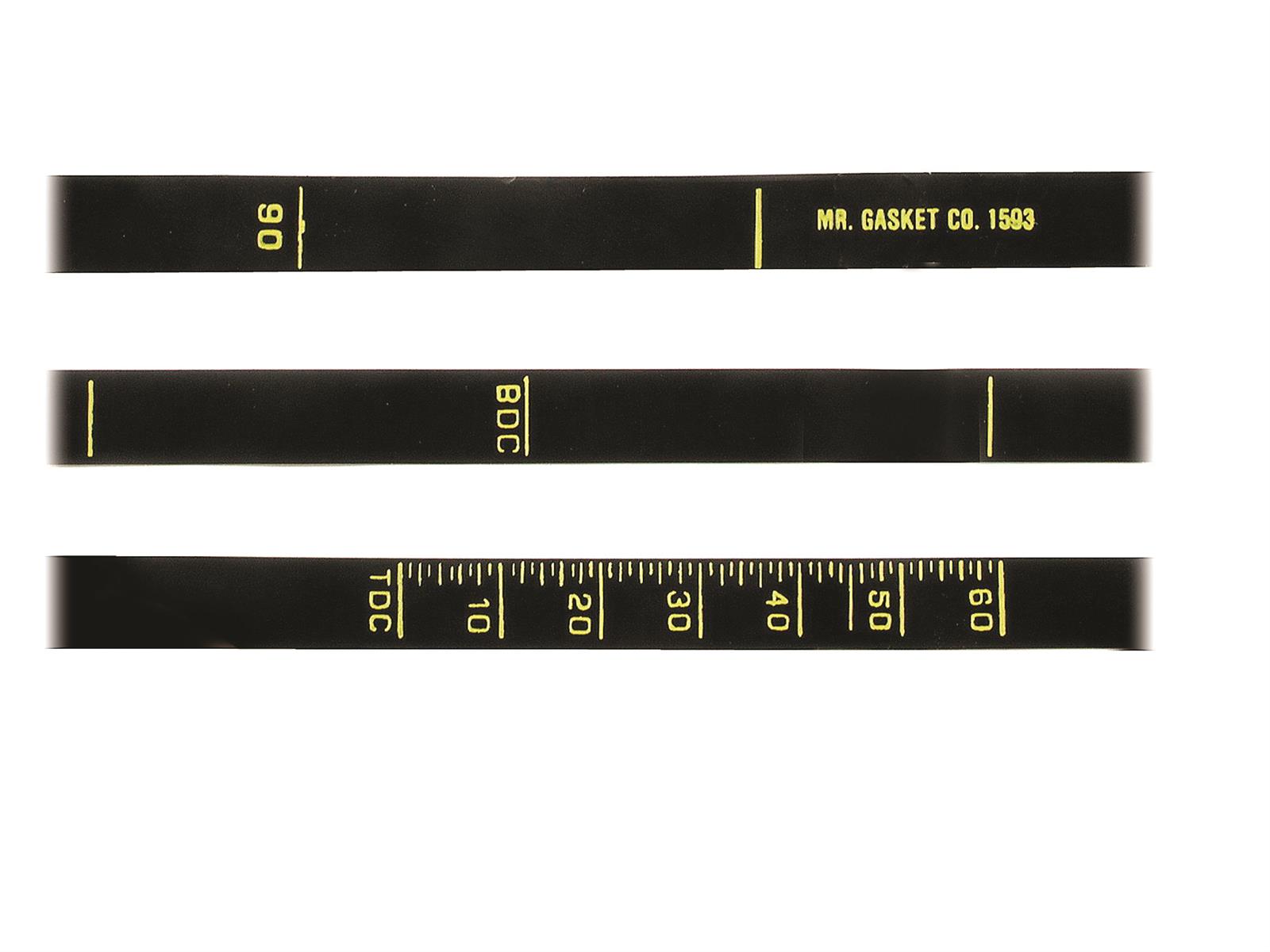 Mr. Gasket Timing Tape 1593 Tape, 7 1/4 in. Diameter Balancer, Chrysler, Big Block, Each