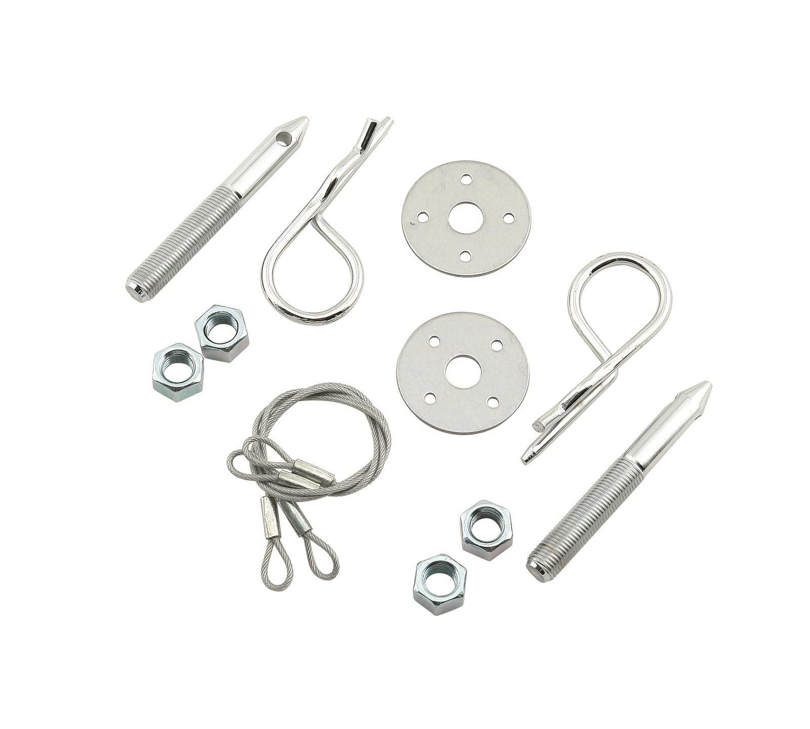 Mr. Gasket 1619 Mr. Gasket Hood Pin Kits with Safety Pins Summit Racing