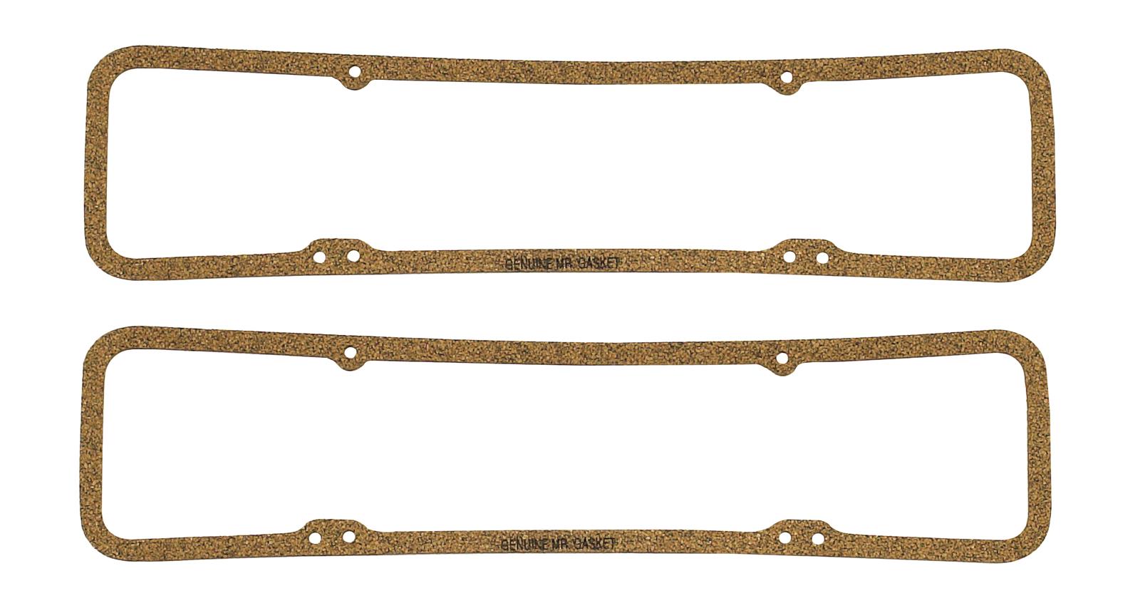 Mr. Gasket Valve Cover Gaskets 175 Gaskets, Cork/Rubber, Chevy, Small Block, Pair