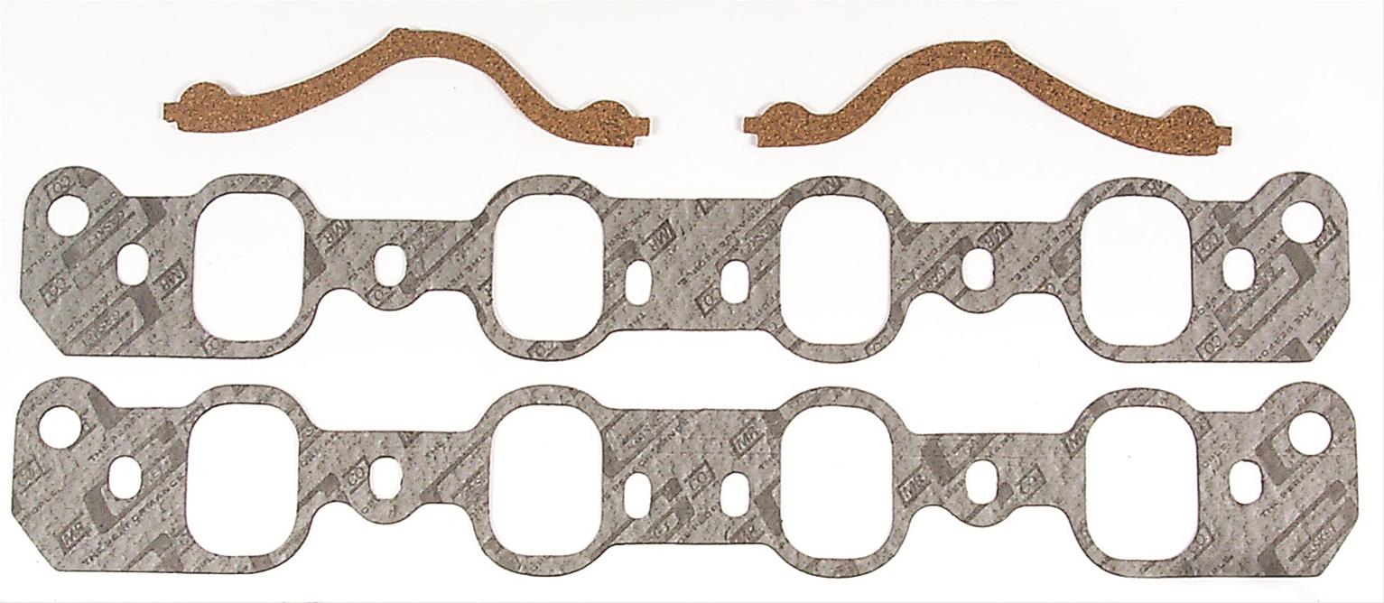 Mr. Gasket Intake Sets 211 Gasket, Manifold, Intake, 2.280 in. Height, 1.620 in. Width, .625 in. Thick, Ford, 351C, 2-Barrel, Set