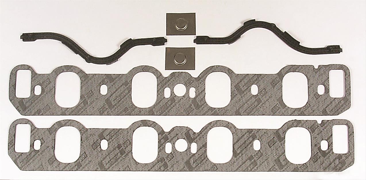 Mr. Gasket Standard Intake Sets 222 Gaskets, Manifold, Intake, Composite, 2.16 in. x 1.53 in. Port, .0625 in. Thick, Ford, 351M/400, 2V, Set
