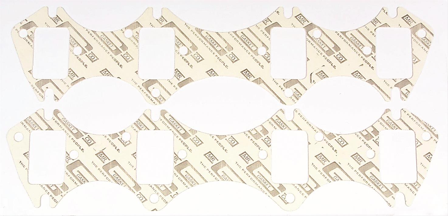 Mr. Gasket Exhaust Gaskets 251 Gasket, Exhaust, Square Port, Ford, 332-390 FE, Pair