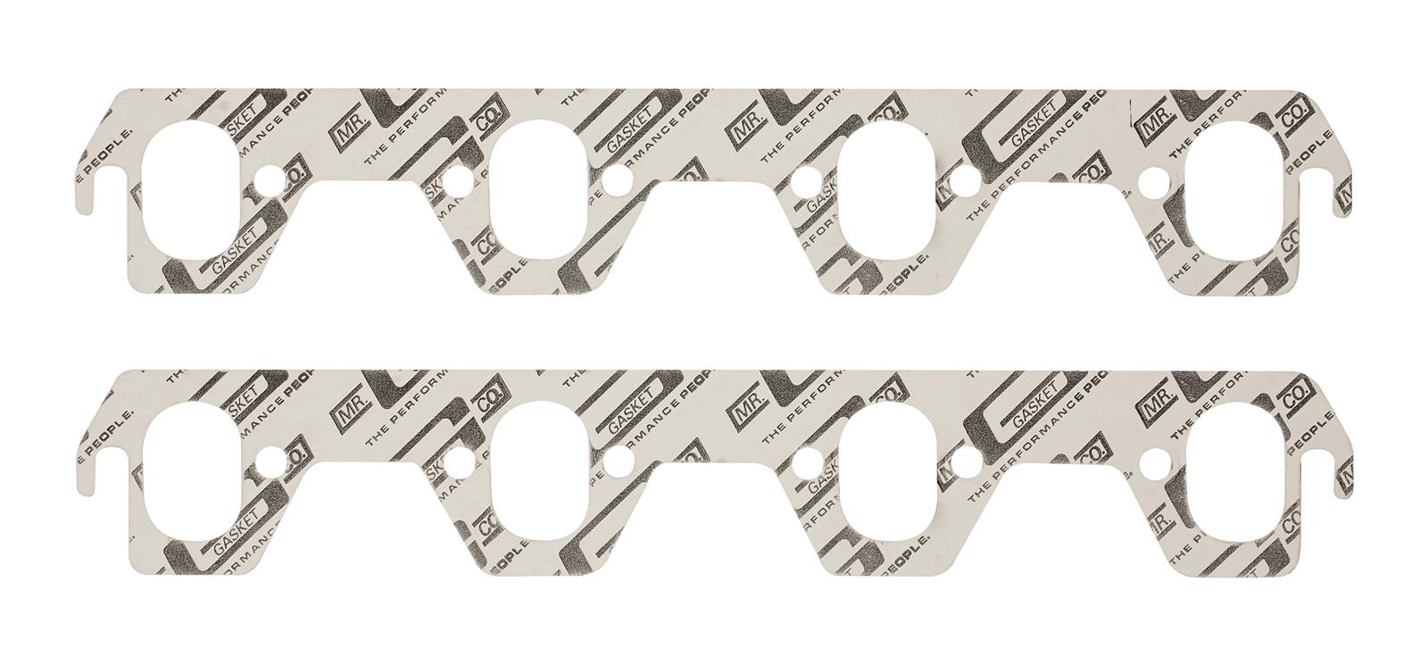 Mr. Gasket Exhaust Gaskets 264G Gasket, Manifold, Oval Port, Port Dimensions W-1.25 in. x H-1.75 in. Each