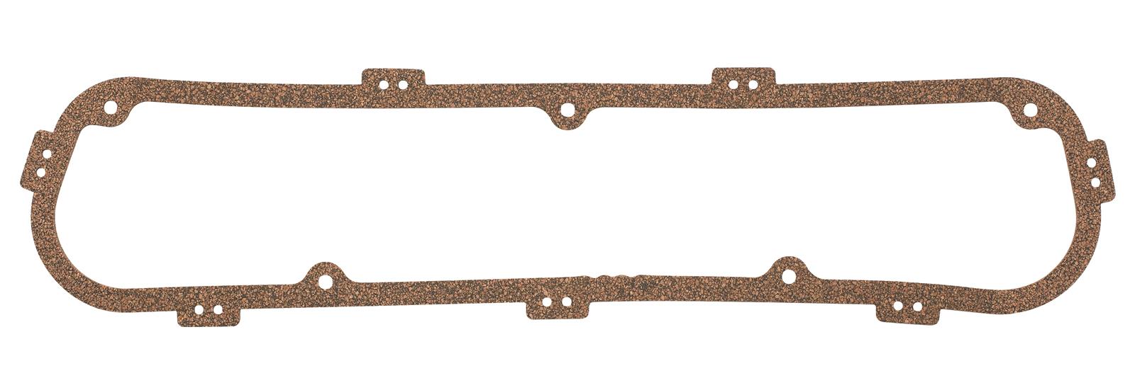 Mr. Gasket Valve Cover Gaskets 379 Gaskets, Cork/Rubber, 0.188 in. Thick, Chrysler, Dodge, Plymouth, Small Block, Pair