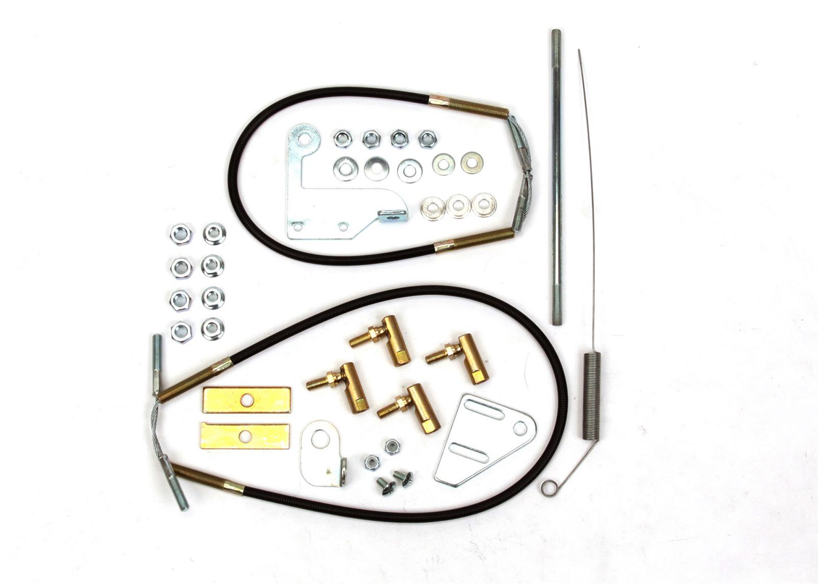 Mr. Gasket 3831G Mr. Gasket DualQuad Carburetor Linkage Kits Summit