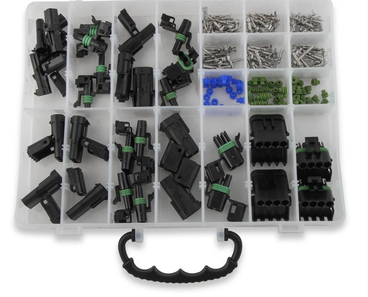 Mr. Gasket 40010G Mr. Gasket 232-Piece Weatherproof Connector Kits ...