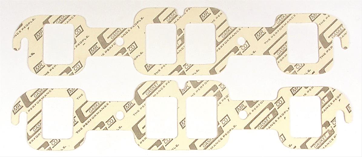 Mr. Gasket Header/Manifold Exhaust Gaskets 453 Gaskets, Header, High-Temperature White, Rectangular Port, Oldsmobile, V8, Set