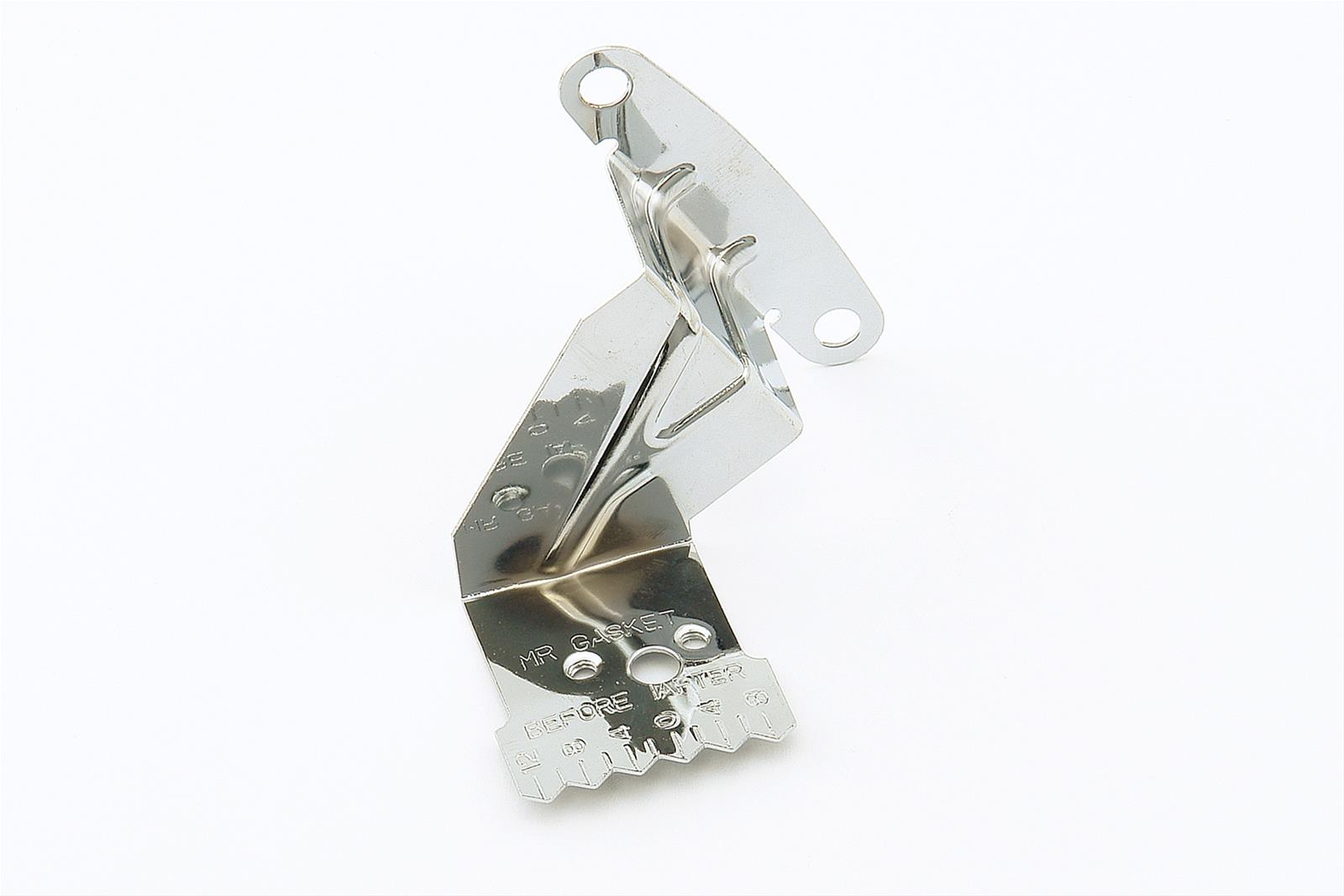 Mr. Gasket Timing Tabs 4592 Pointer, Steel, Chrome, 7 in. Balancer, Chevy, Small Block, Each