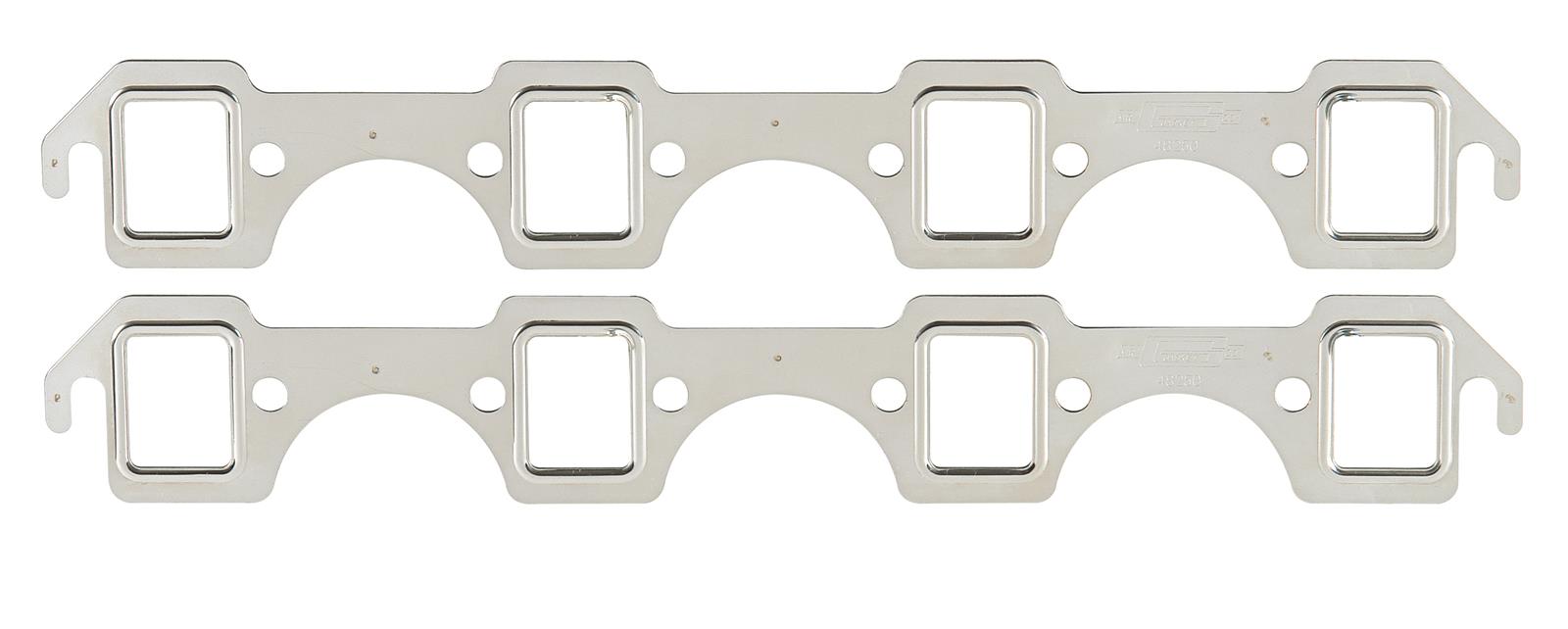 Mr. Gasket MLS Header Gaskets 4825G Exhaust Gaskets, Header, Stainless Steel, Stock Port, Ford, Small Block, Pair