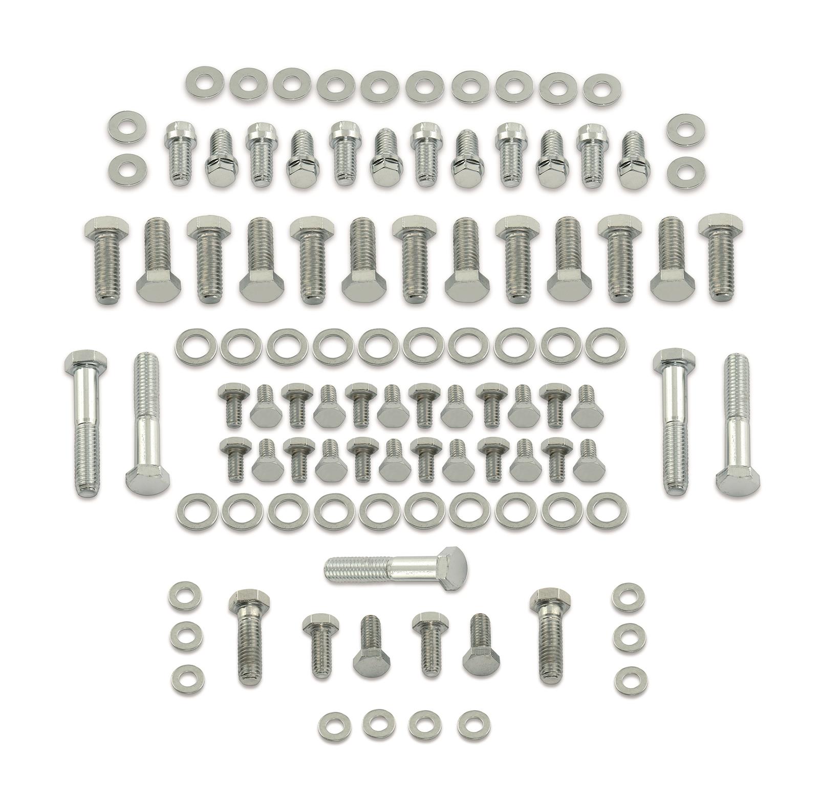 Mr. Gasket 5001 Mr. Gasket Chrome Engine Bolt Kits Summit Racing