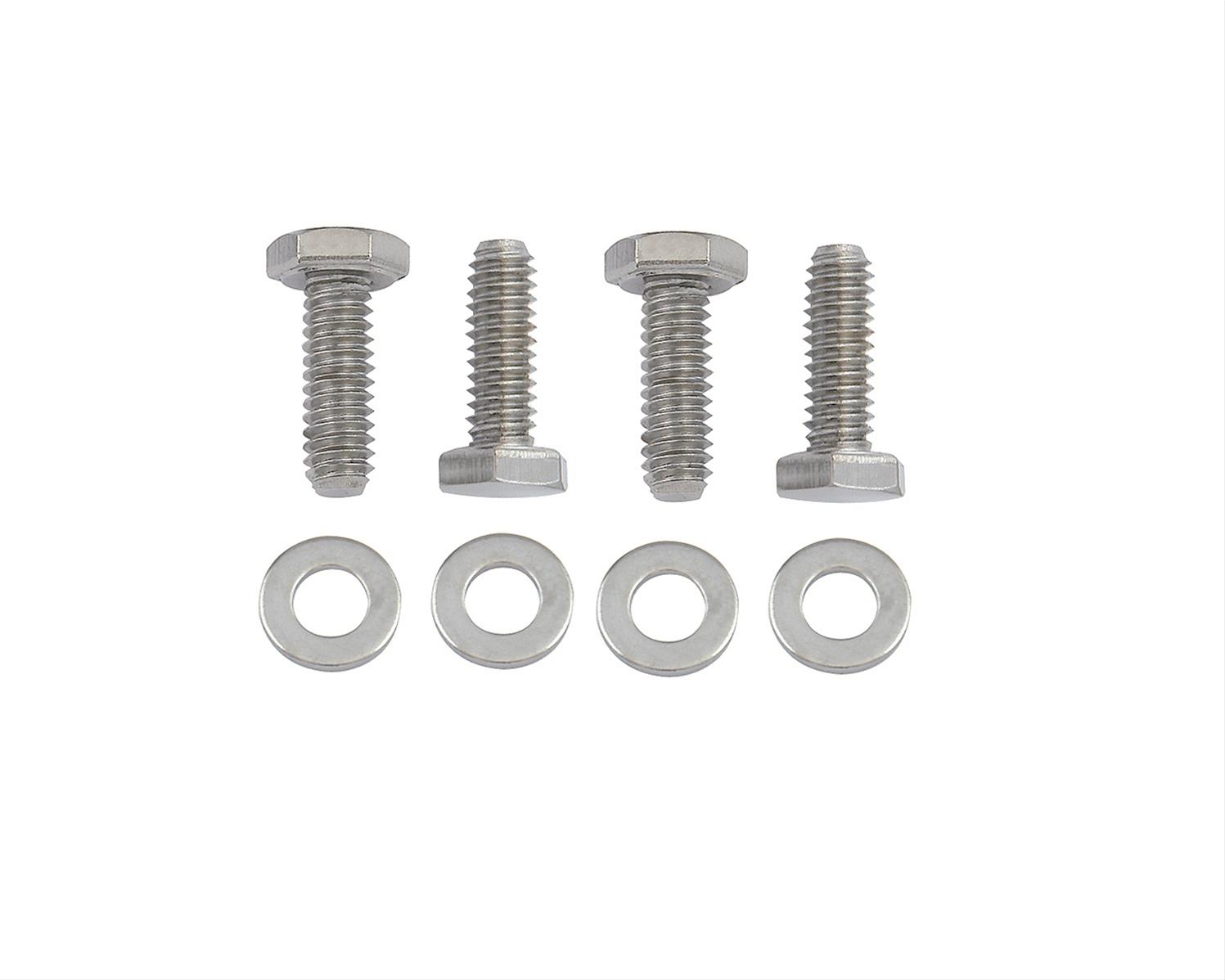 Mr. Gasket Valve Cover Bolt Kits 5019 Bolts, Cover, Chrome, 1/4 in.-20 Hex Socket Head, .750in. U.H.L., Set of 4