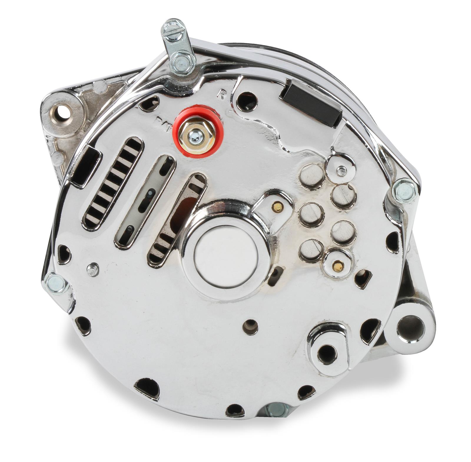 Mr. Gasket Alternators 51203CG Alternators, Remanufactured, GM 10SI/10DN/12SI Case, 12 V, 140 amps, Chrome, V-belt Pulley, Buick, Cadillac, Chevy, GMC, Jeep, Olds, Pontiac, Each