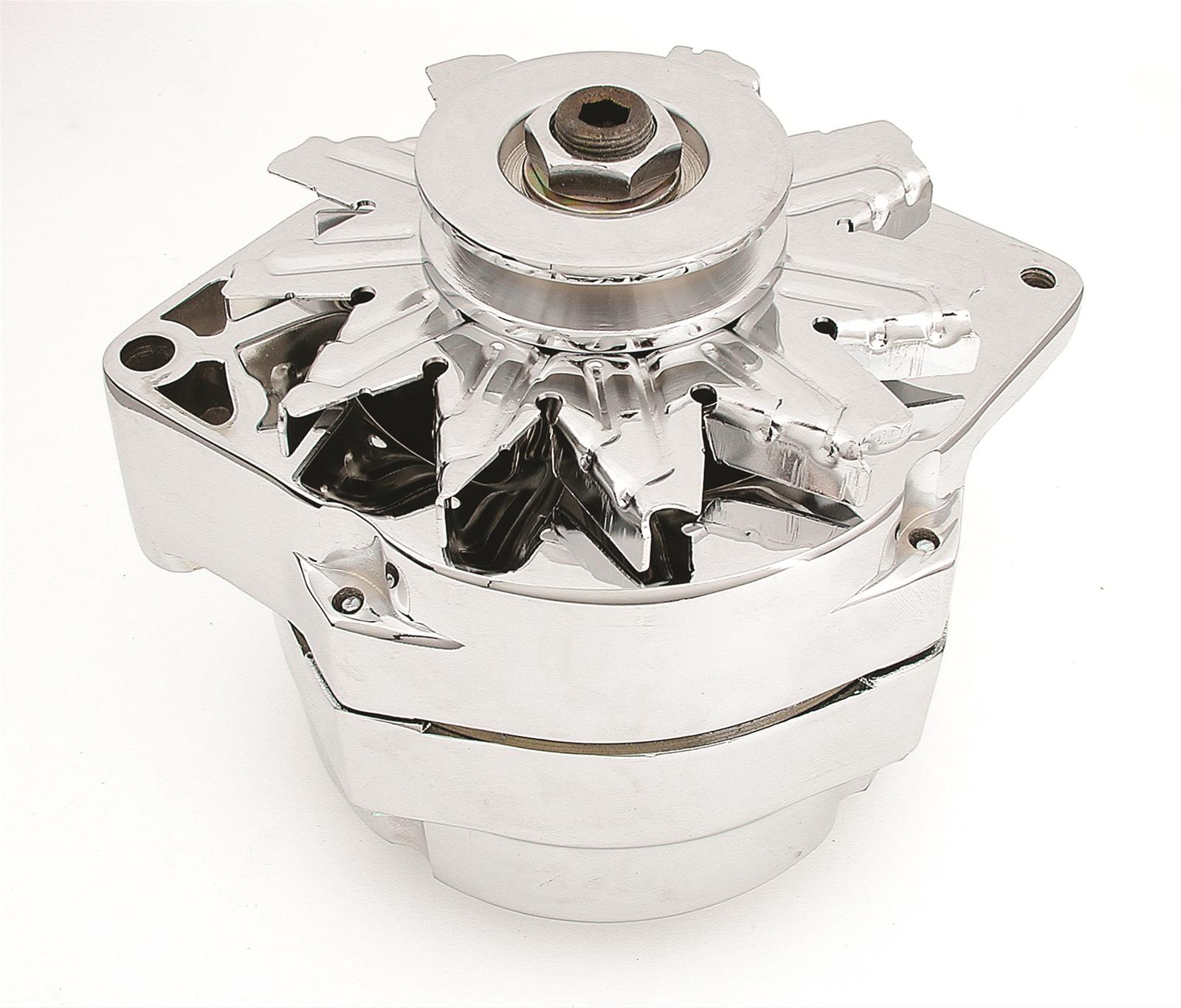 Mr. Gasket Alternators 5123 Alternator, 80 Amp., Chrome Plated, Single Groove Pulley, Each thumbnail 2