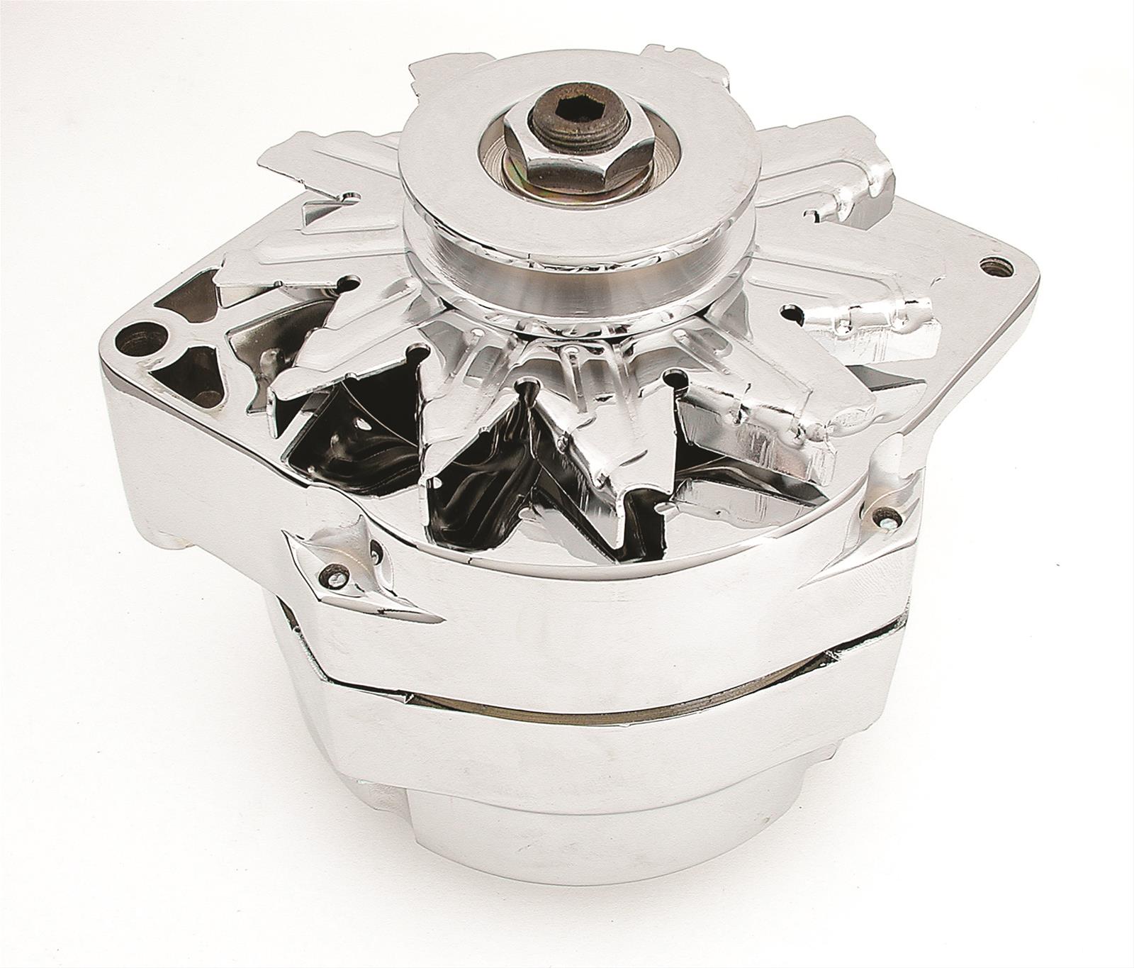 Mr. Gasket Alternators 5124 Alternator, 60 Amp., Chrome Plated, Single Groove Pulley, Each thumbnail 2
