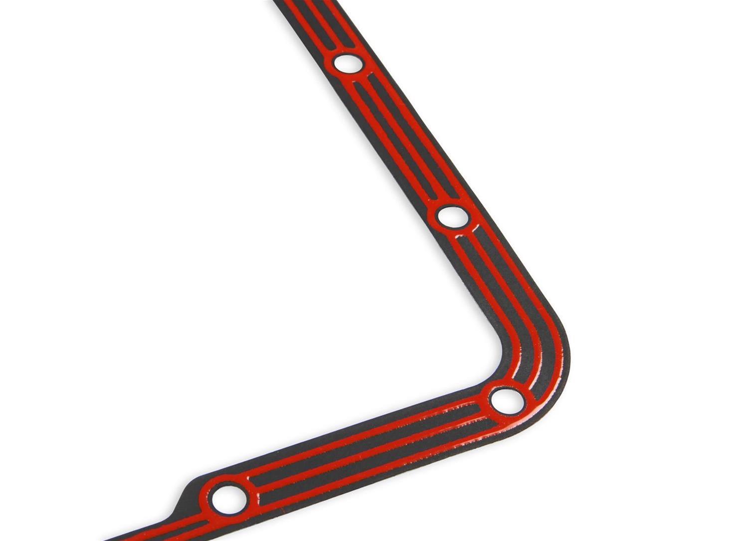 Mr. Gasket Transmission Pan Gaskets 51F01MRG Gasket, Silicone/Aluminum, Rubber Coated, Ford, C4, Each thumbnail 2