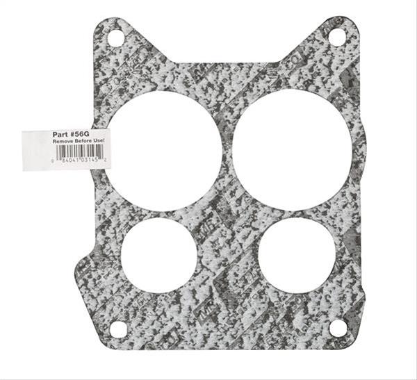 Mr. Gasket Carburetor Base Gaskets 56G Gasket, Base, Cellulose/Nitrile Composite, 4-barrel, 4-hole, Spread Bore, Each