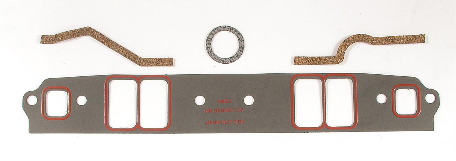 Mr. Gasket Ultra-Seal Intake Manifold Gaskets 5812 Gaskets, Intake, Ultra-Seal, Composite, 2.19 in. x 1.31 in. Port, .120 in. Thick, Chevy, Small Block, Set
