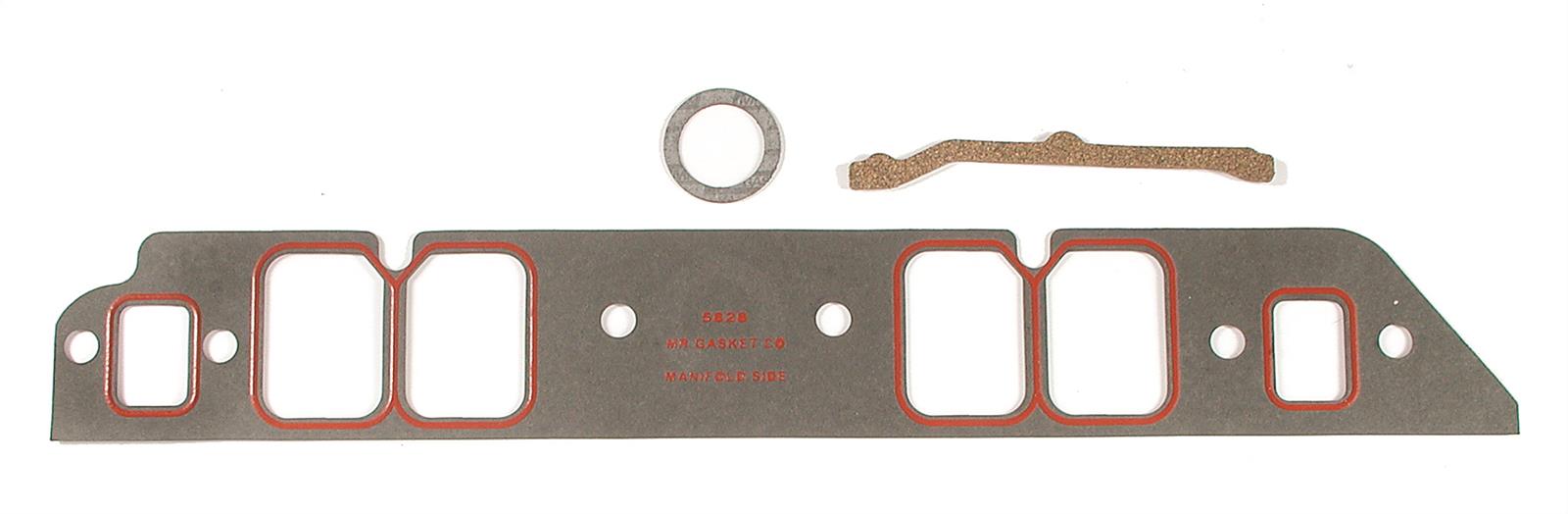 Mr. Gasket Ultra-Seal Intake Manifold Gaskets 5818 Gaskets, Intake, Ultra-Seal, Composite, Rectangle, 2.50 in. x 1.75 in. Port, .125 in. Thick, Chevy, 396-454, Set