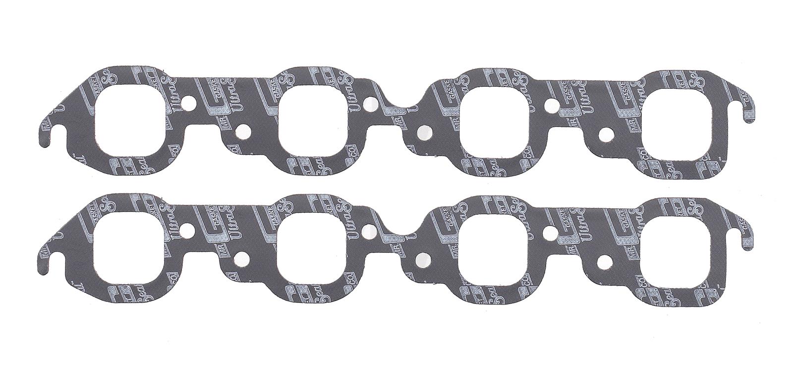 Mr. Gasket Ultra-Seal Exhaust Gaskets 5910 Gaskets, Header, Ultra-Seal, Square Port, Chevy, Big Block, Pair