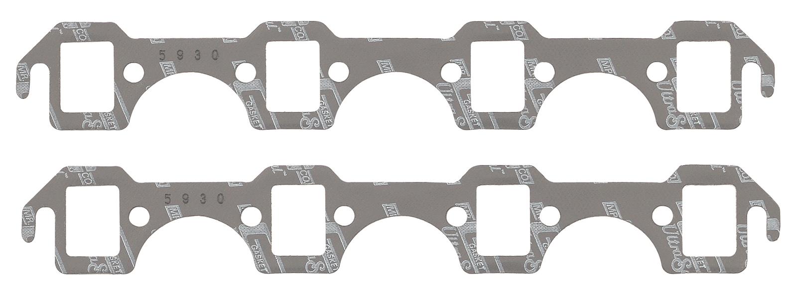 Mr. Gasket Ultra-Seal Exhaust Gaskets 5930 Gaskets, Header, Ultra-Seal, Stock Port, Ford, Small Block, Pair