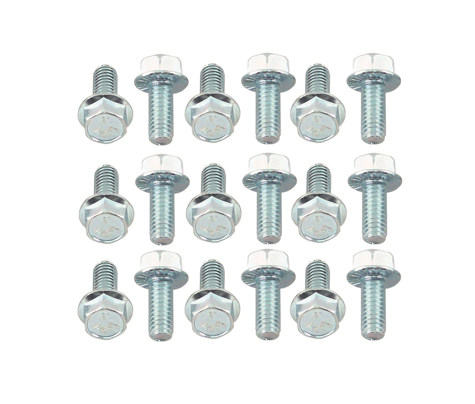 Mr. Gasket Oil Pan Bolt Kits 6086MRG Bolts, Hex Head, Zinc Plated, Small Head, Chevy, Big Block, Kit