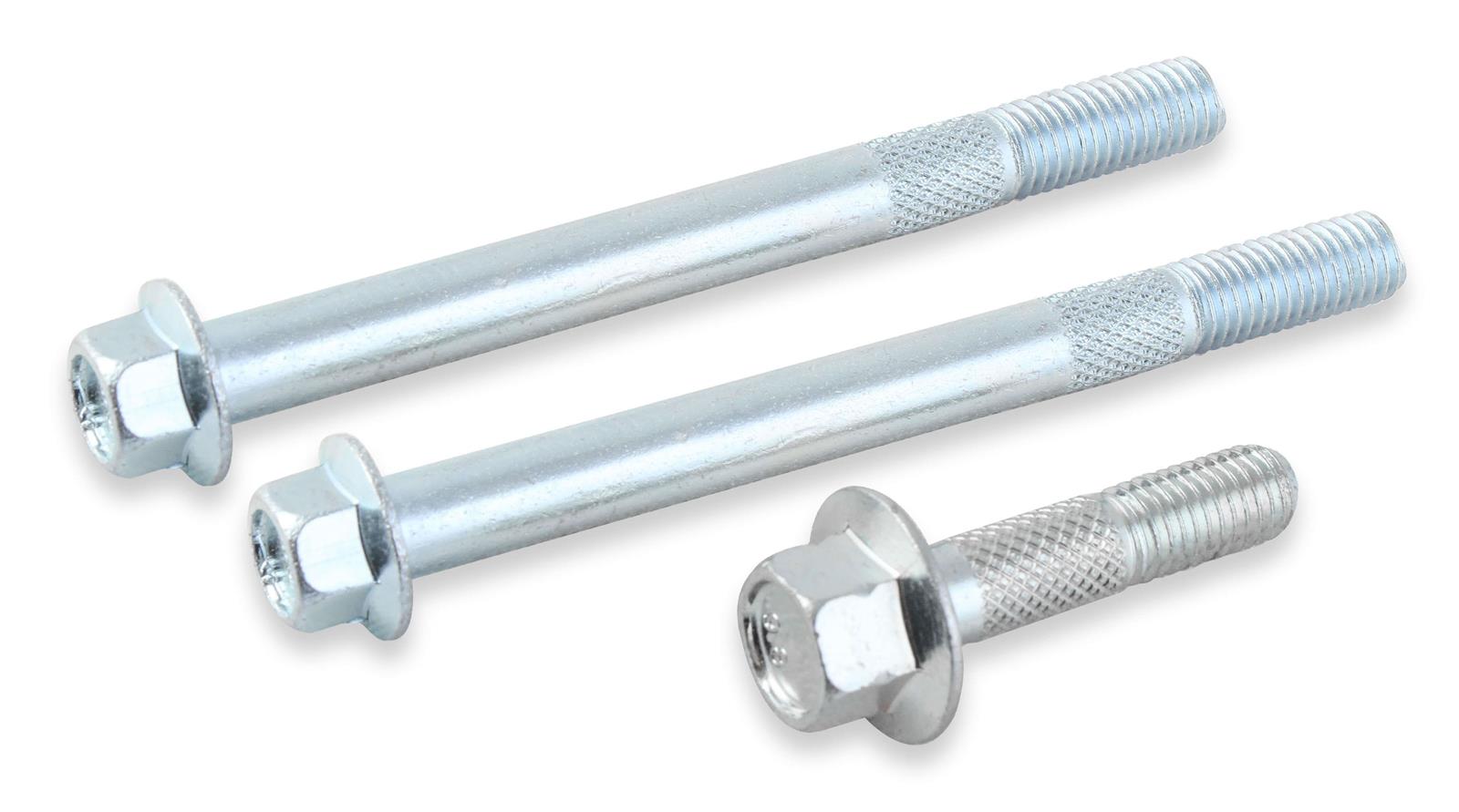 Mr. Gasket LS Starter Bolts 60942MRG Bolts, Steel, Zinc, Long and Short Bolts, Chevy, LS, Set of 3 thumbnail 2