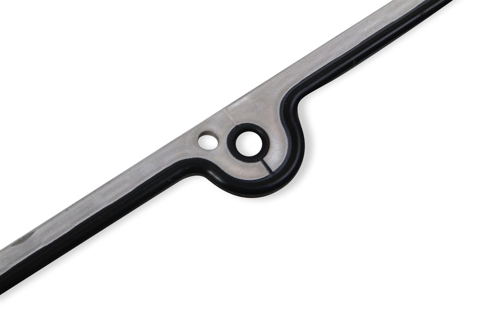 Mr. Gasket Valley Cover Gaskets 61020G Engine Gasket, Rubber/Aluminum, Chevy, Small Block, Gen III/IV, Each