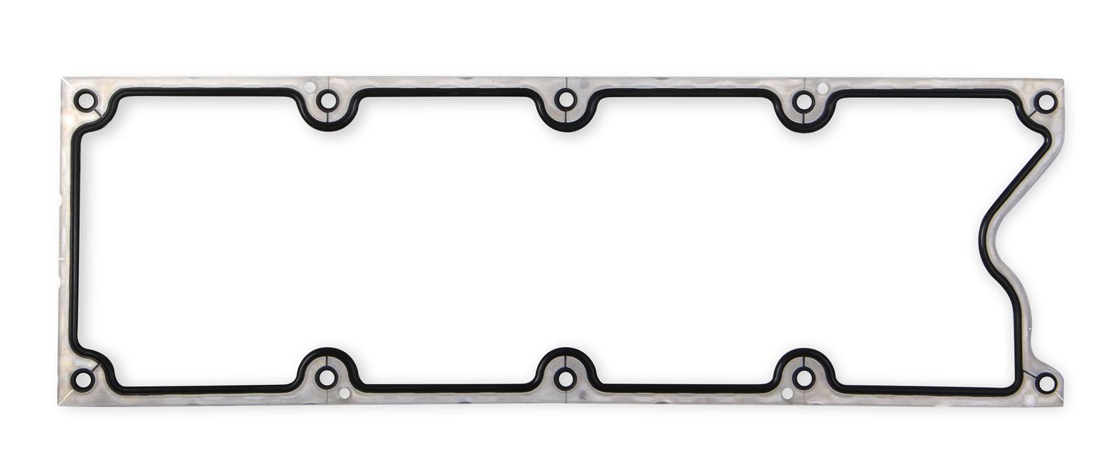 Mr. Gasket Valley Cover Gaskets 61020G Engine Gasket, Rubber/Aluminum, Chevy, Small Block, Gen III/IV, Each thumbnail 3