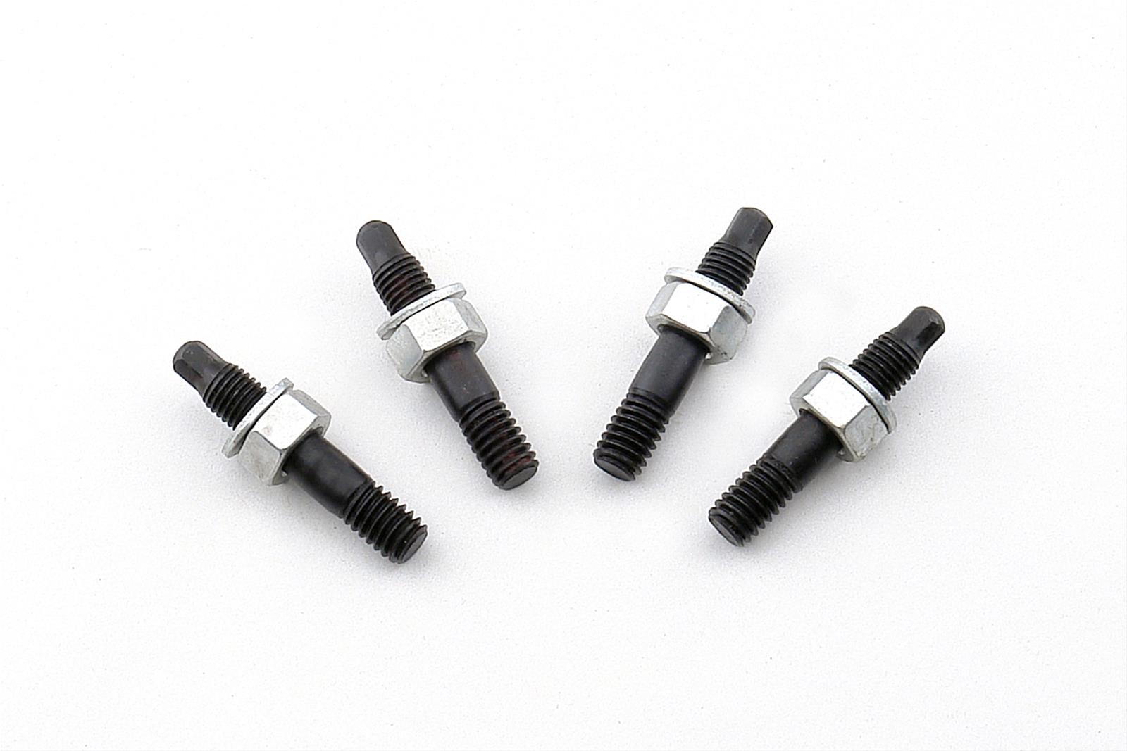 Mr. Gasket Carburetor Studs 6345G Studs, Bullet Tipped, Steel, Black Oxide/Cadmium Nuts-Washers, 5/16 in.-18, 1 1/2 in. Length, Set