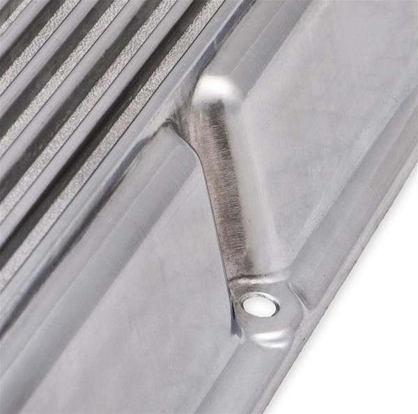 Mr. Gasket Cast Aluminum Valve Covers 6861G Cover Set, Aluminum, Polished, Ford, Pair