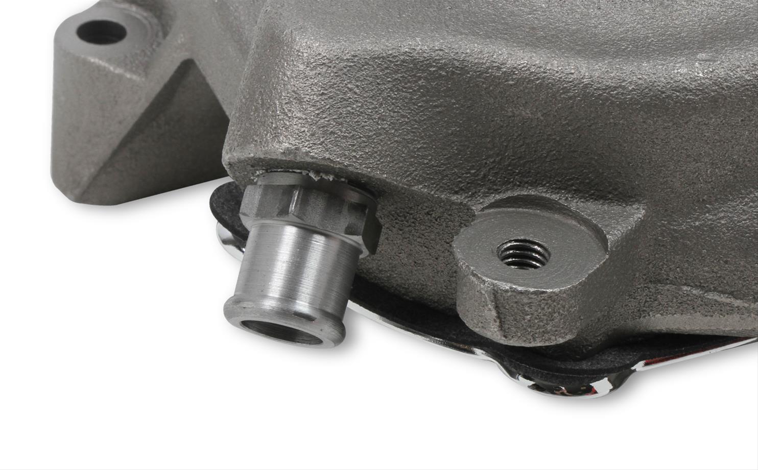 Mr. Gasket Mechanical Water Pumps 7012NG Pump, Mechanical, High-Volume, Long, Small Block, Iron, Black, Each thumbnail 2