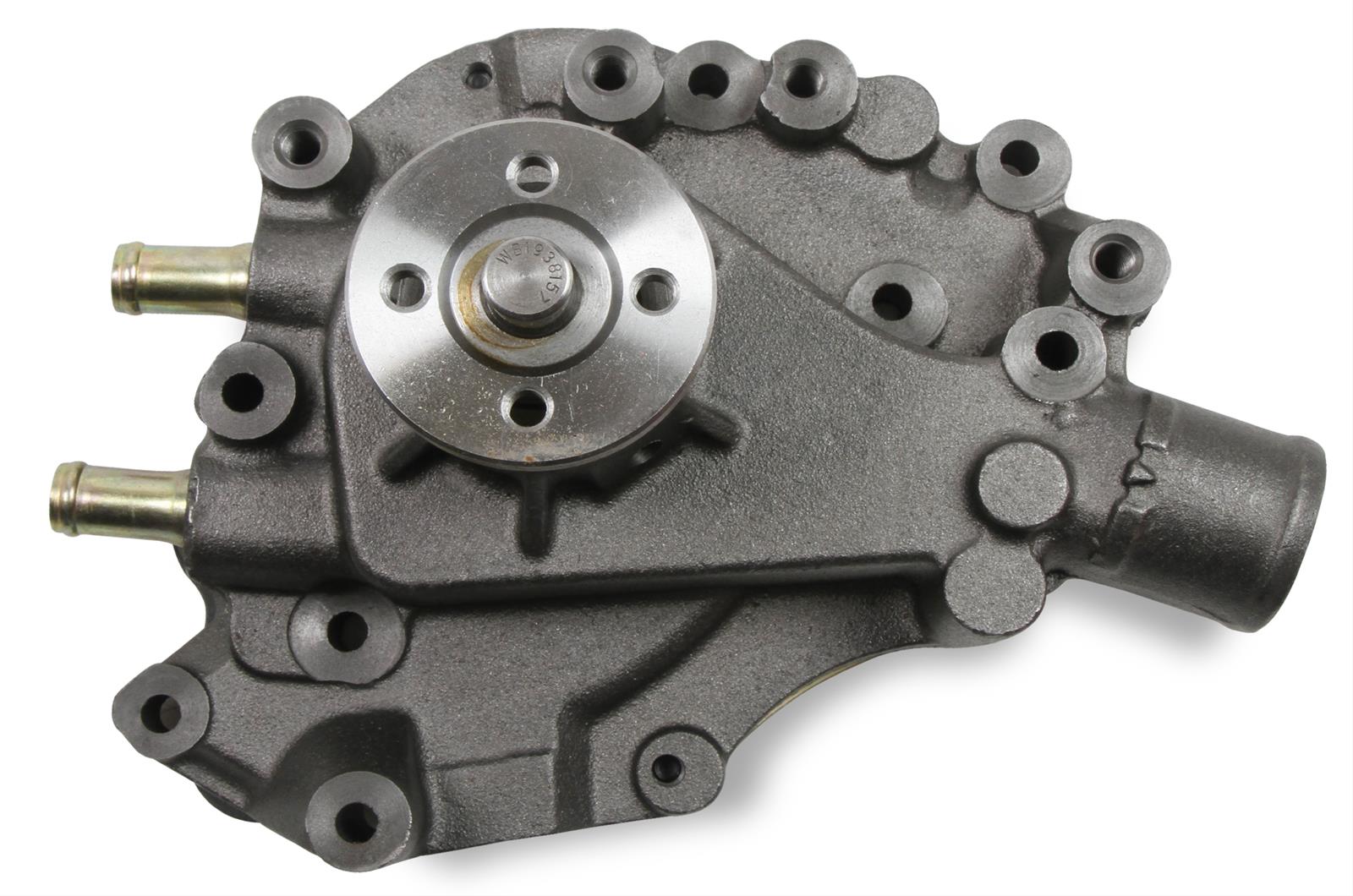 Mr. Gasket Mechanical Water Pumps 70130NG Pumps, Mechanical, High-volume, Clockwise Rotation, Iron, Natural, Left Side Inlet Design, Ford, 5.0L, 5.8L, Each thumbnail 6
