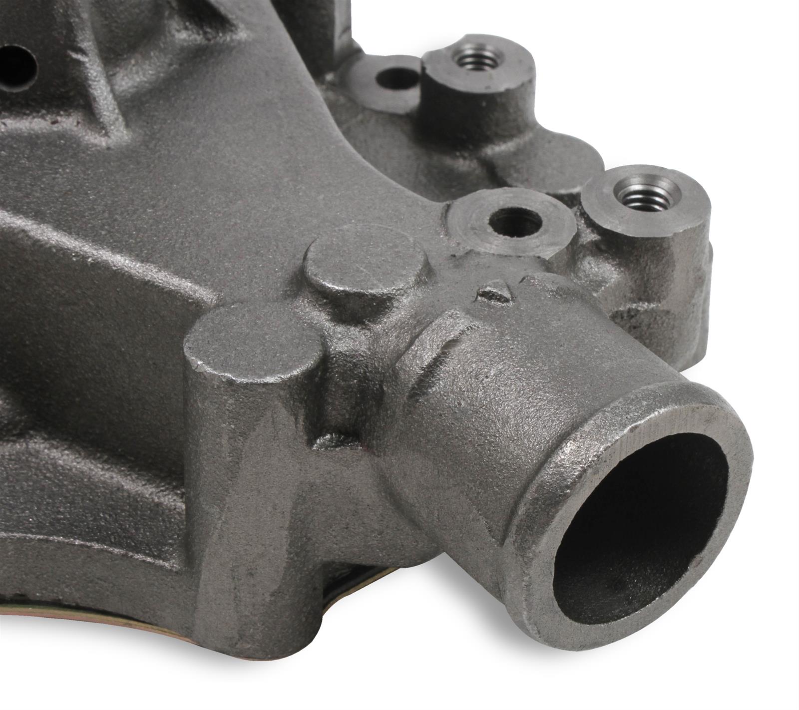 Mr. Gasket Mechanical Water Pumps 70130NG Pumps, Mechanical, High-volume, Clockwise Rotation, Iron, Natural, Left Side Inlet Design, Ford, 5.0L, 5.8L, Each thumbnail 2