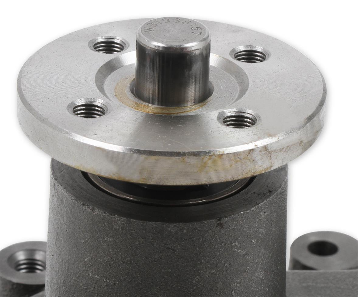 Mr. Gasket Mechanical Water Pumps 70130NG Pumps, Mechanical, High-volume, Clockwise Rotation, Iron, Natural, Left Side Inlet Design, Ford, 5.0L, 5.8L, Each thumbnail 9