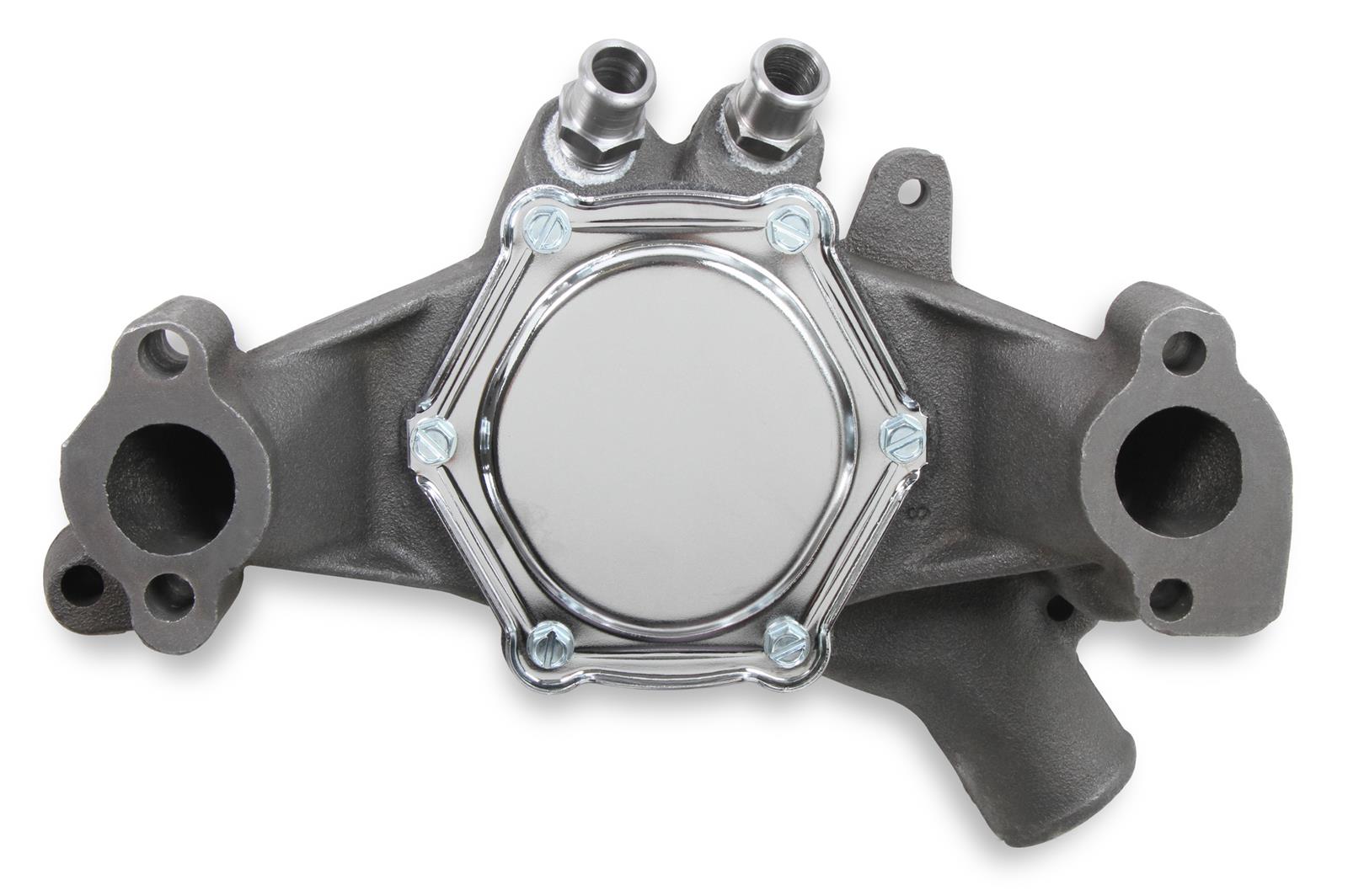Mr. Gasket Mechanical Water Pumps 7016NG Pumps, Mechanical, High-volume, Clockwise Rotation, Iron, Natural, Long Style, Chevrolet, Big Block, Each thumbnail 4