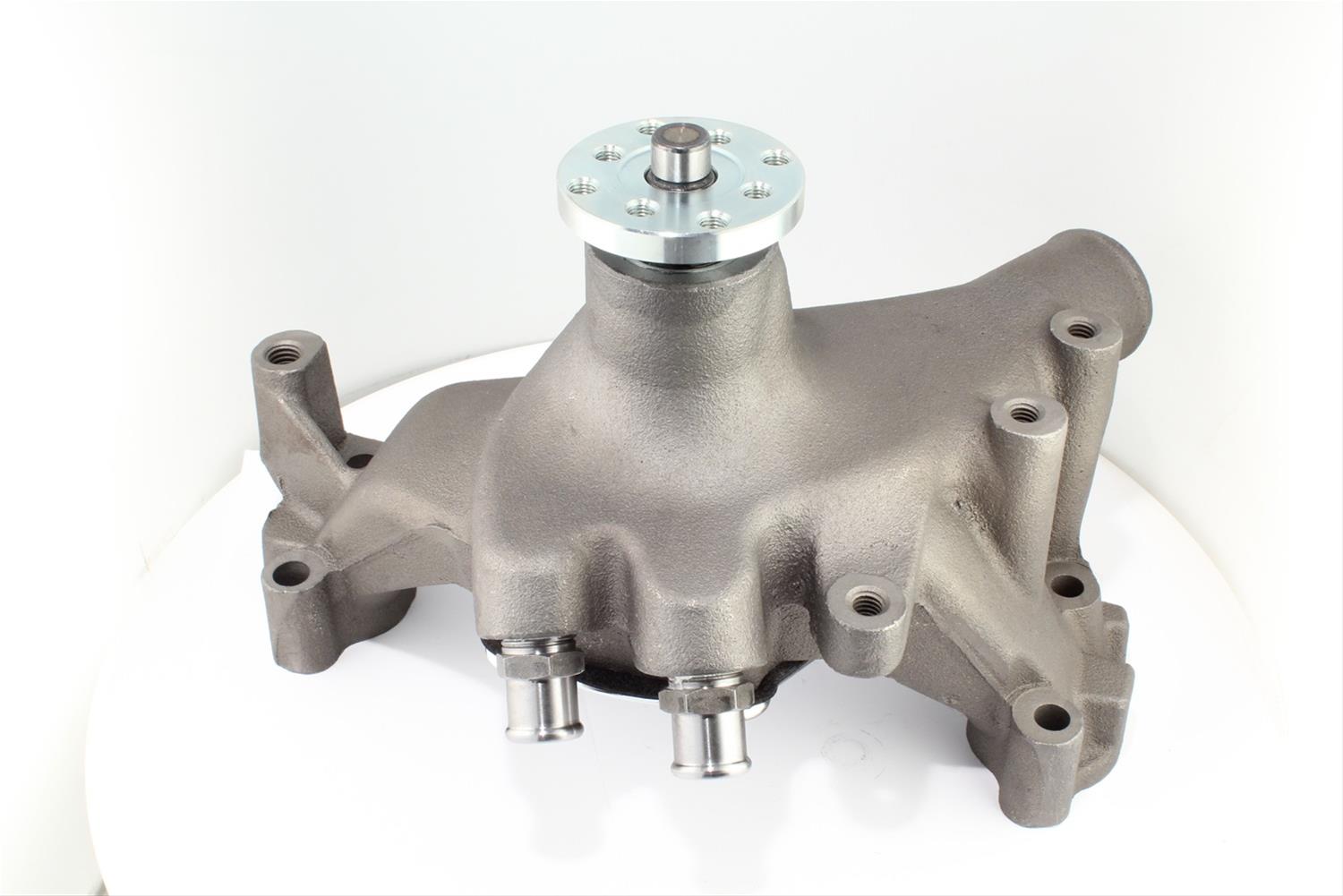 Mr. Gasket Mechanical Water Pumps 7016NG Pumps, Mechanical, High-volume, Clockwise Rotation, Iron, Natural, Long Style, Chevrolet, Big Block, Each thumbnail 6