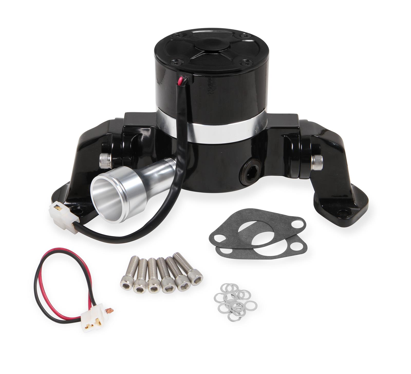 Mr. Gasket Electric Water Pumps 7022BG Pump, Electric, 35 gpm, Aluminum, Black, Chevy, Big Block, Each