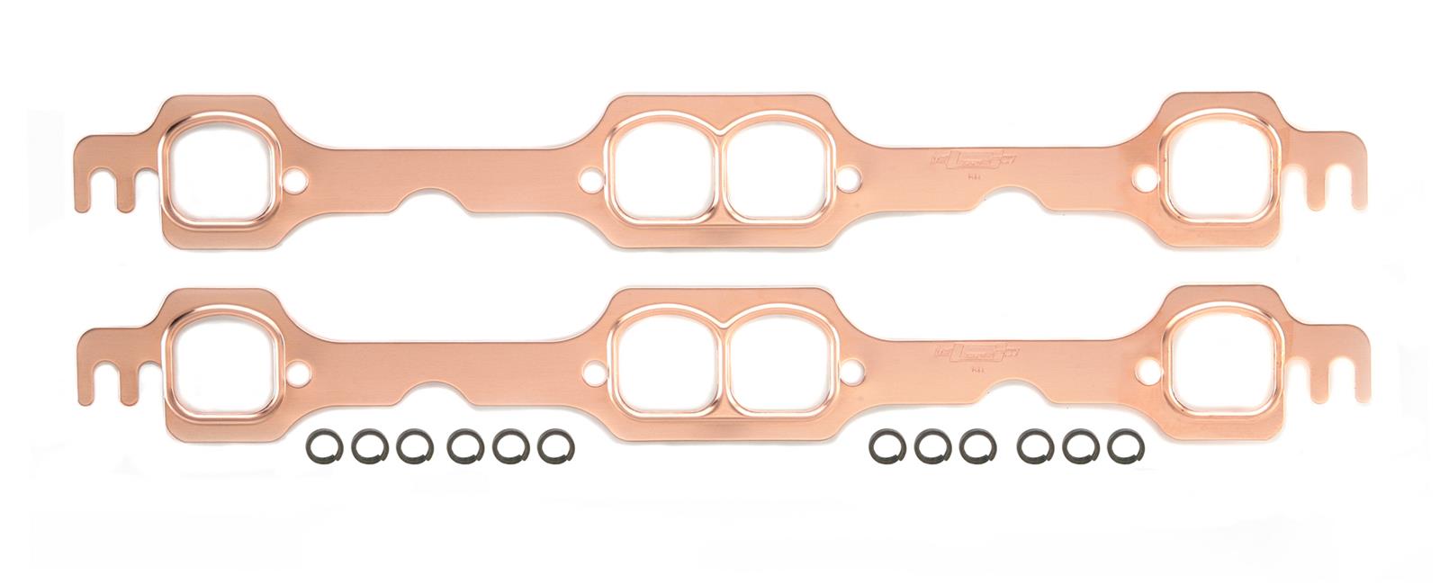 Mr. Gasket CopperSeal Exhaust Gaskets 7154 Gaskets, Header, Copper, D-Port, Chevy, Small Block, LT1/LT4, Pair