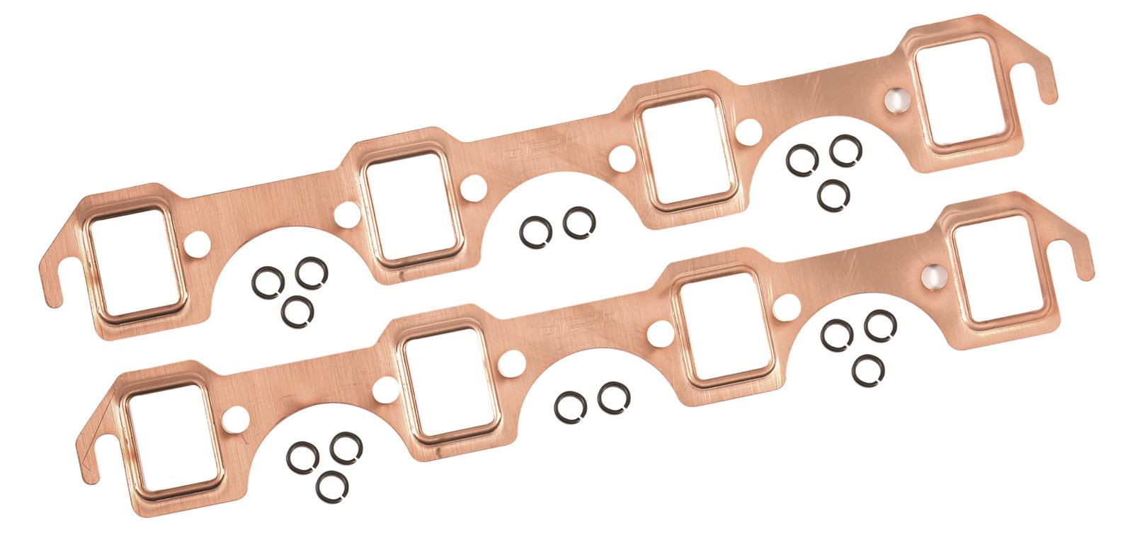 Mr. Gasket CopperSeal Exhaust Gaskets 7160 Gaskets, Header, Copper, Stock Port, Ford, Small Block, Pair