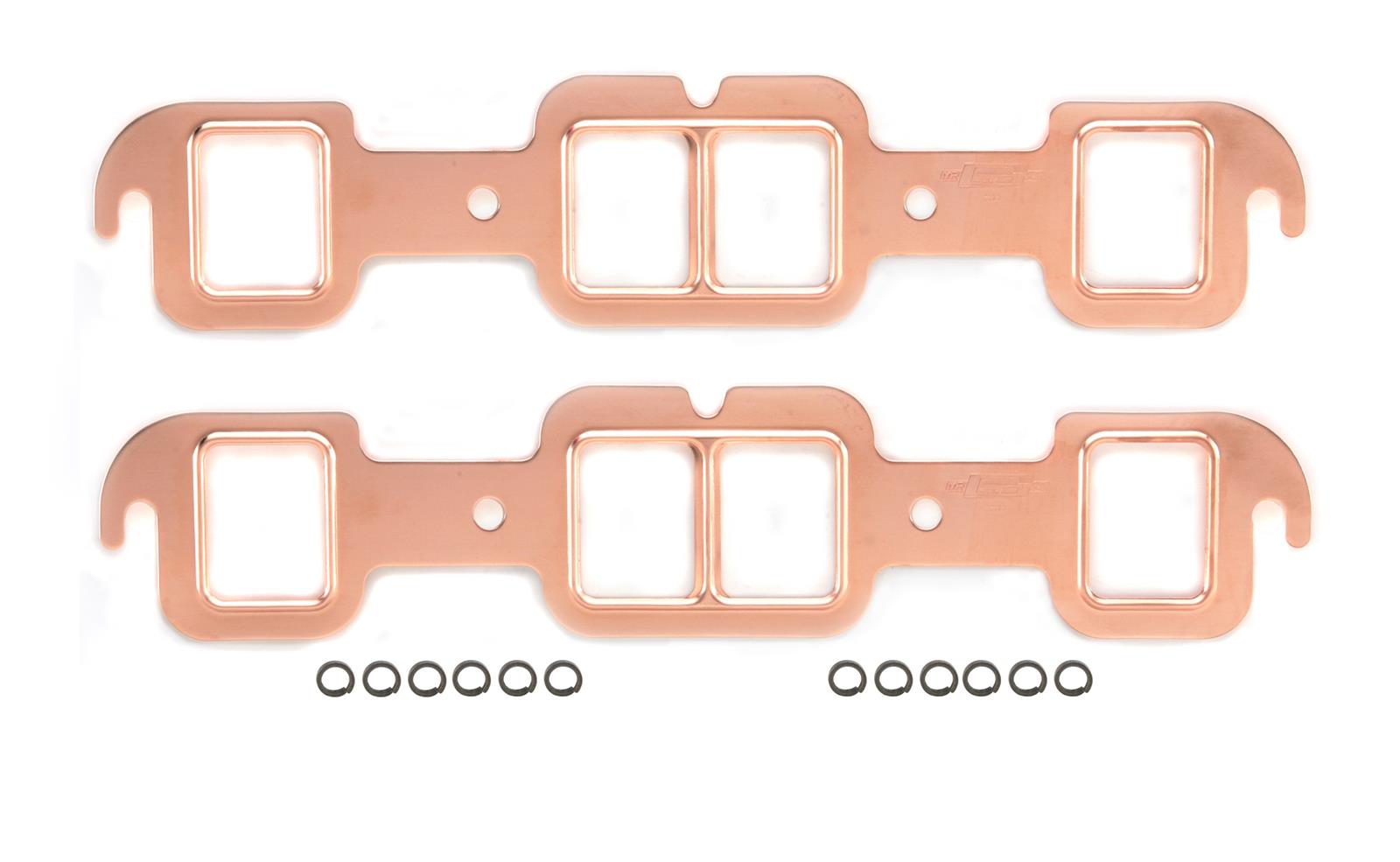 Mr. Gasket CopperSeal Exhaust Gaskets 7170MRG Gaskets, Header, Copper, Rectangular Port, Oldsmobile, Pair