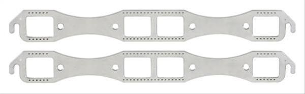 Mr. Gasket Header/Manifold Exhaust Gaskets 7430G Header and Manifold Gaskets, Rectangular Port, Aluminum, Dodge, Plymouth, Big Block, Pair