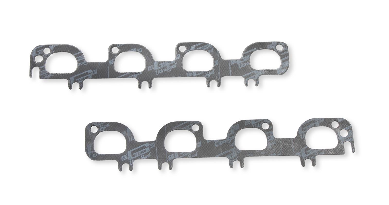 Mr. Gasket Ultra-Seal Exhaust Gaskets 7595 Manifold Gaskets, Ultra-Seal, Graphite Facing, D-port, Chrysler, Mopar Hemi Gen III, Pair