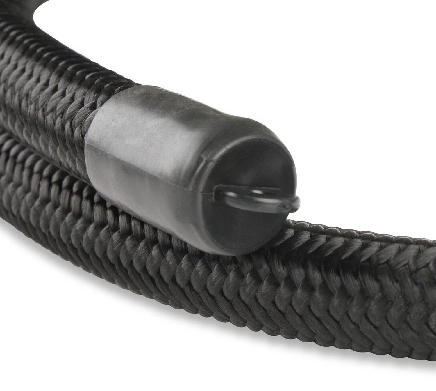 Mr. Gasket Black Nylon Braided AN Hose -6 10 ft. 841006 Hose, Size, Fluoroelastomer, Outer, Black, 0.563 in. O.D., -40 degrees F To 302 degrees F, 350 psi, 10.00 Length, Each thumbnail 5