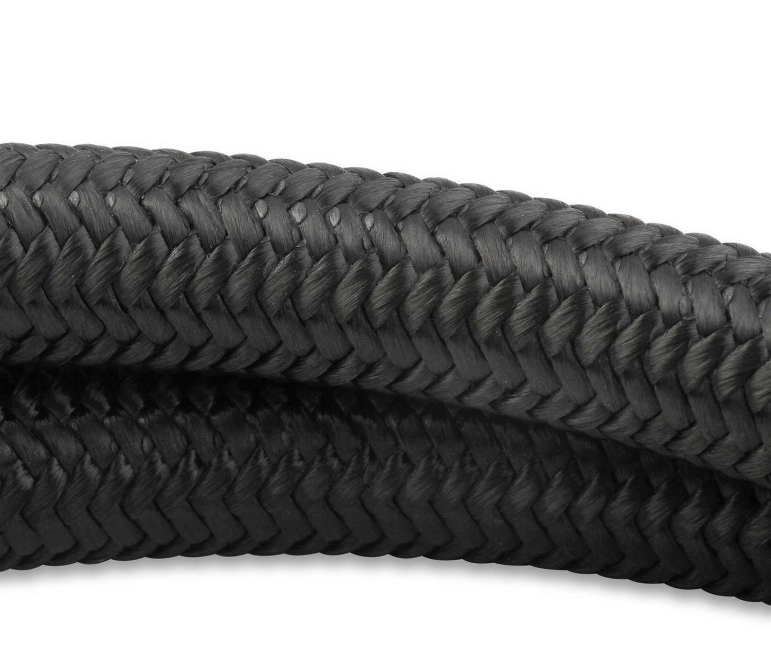 Mr. Gasket Black Nylon Braided AN Hose -6 10 ft. 841006 Hose, Size, Fluoroelastomer, Outer, Black, 0.563 in. O.D., -40 degrees F To 302 degrees F, 350 psi, 10.00 Length, Each thumbnail 6