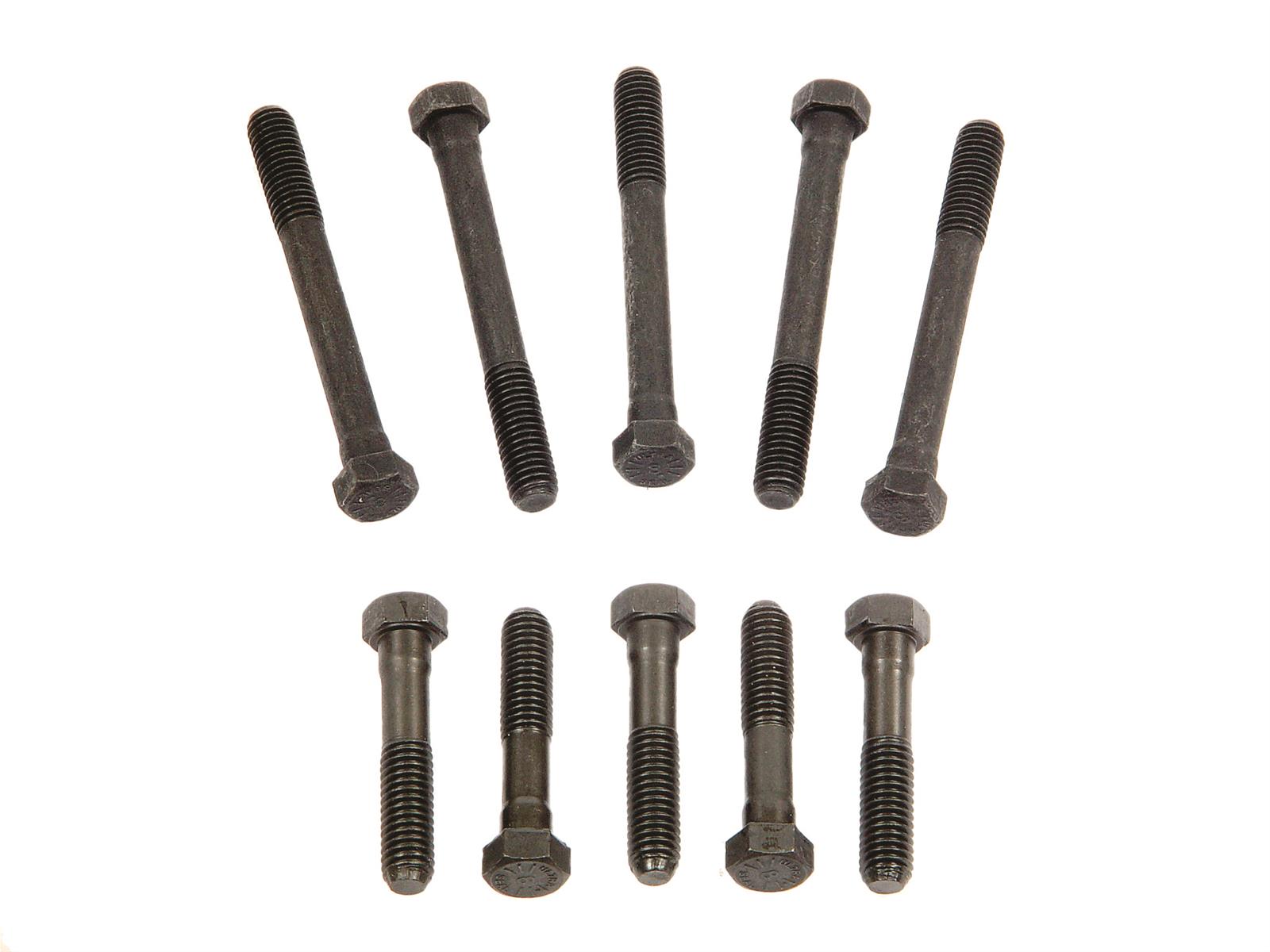 Mr. Gasket Cylinder Head Bolt Kits 950G Bolts, Steel, Black, Hex, Ford, 289, 302, Stock Heads, 1-Head, Set