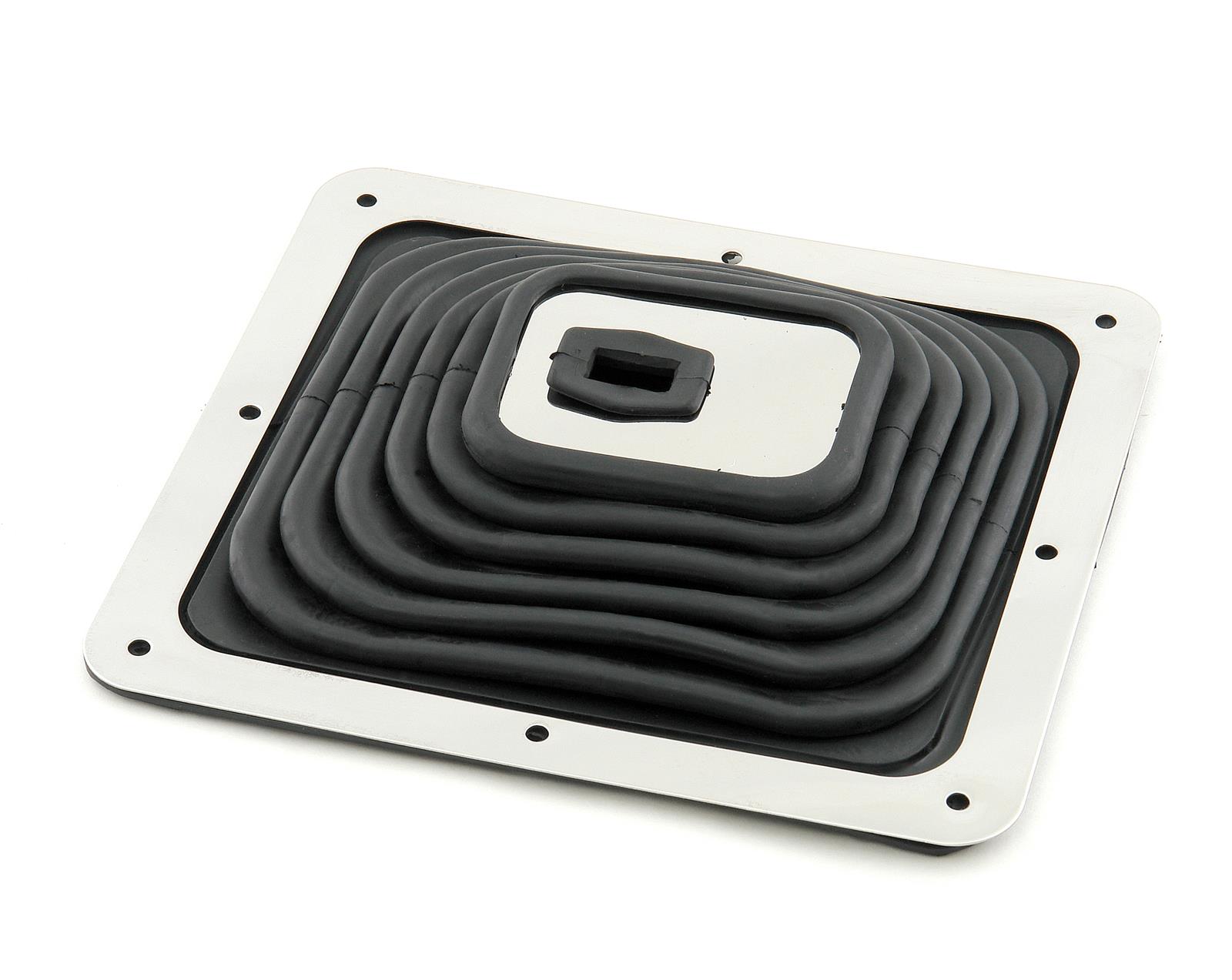 Mr. Gasket 9648 Shifter Boot - Rubber, Black, 3.5" X 4.5"