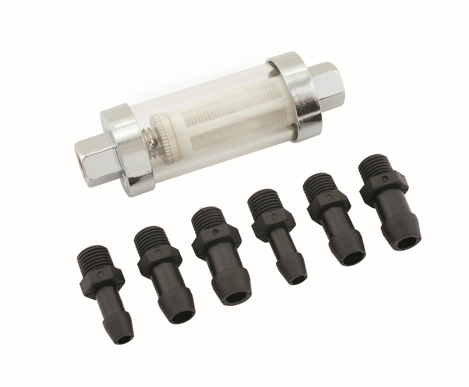 Mr. Gasket Fuel Filter Clear View Universal 9706 Mr. Gasket Fuel Filter Clear View Universal 9706