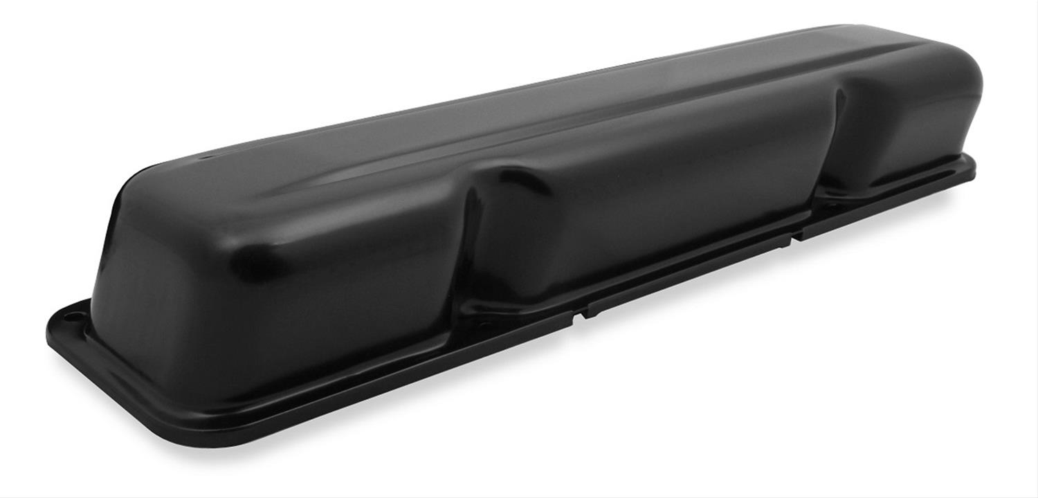 Mr. Gasket Valve Covers 9830BMRG Covers, Steel, Black, Plain, AMC, Pair thumbnail 5